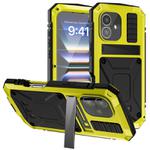 For iPhone 16 R-JUST Life Waterproof Dustproof Shockproof Phone Case(Yellow)