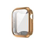 For Apple Watch Series 10 46mm Plating TPU All-Inclusive Watch Case(Rose Gold)