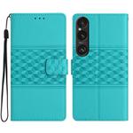 For Sony Xperia 1 VI Diamond Embossed Skin Feel Leather Phone Case(Blue)