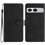 For OnePlus Nord 4 Seven Butterflies Embossed Leather Phone Case(Black)