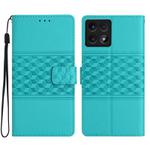 For Xiaomi 14T Diamond Embossed Skin Feel Leather Phone Case(Blue)