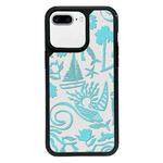 For iPhone 7 Plus / 8 Plus Exclusive Design Style PC Full Coverage Pattern Phone Case(Island Blue)