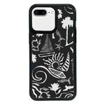 For iPhone 7 Plus / 8 Plus Exclusive Design Style PC Full Coverage Pattern Phone Case(Island Black)