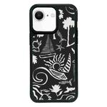 For iPhone 7 / 8 / SE 2020 2022 Exclusive Design Style PC Full Coverage Pattern Phone Case(Island Black)