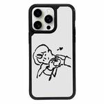 For iPhone 15 Pro Max Exclusive Design Style PC Full Coverage Pattern Phone Case(Boy)