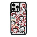 For iPhone 15 Pro Max Exclusive Design Style PC Full Coverage Pattern Phone Case(Miss Betty C)