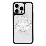 For iPhone 15 Pro Exclusive Design Style PC Full Coverage Pattern Phone Case(Astronaut A)