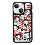 For iPhone 15 Plus Exclusive Design Style PC Full Coverage Pattern Phone Case(Miss Betty C)