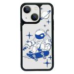 For iPhone 15 Exclusive Design Style PC Full Coverage Pattern Phone Case(Astronaut B)