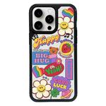 For iPhone 14 Pro Exclusive Design Style PC Full Coverage Pattern Phone Case(Happy Travel A)