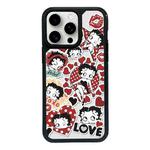 For iPhone 13 Pro Exclusive Design Style PC Full Coverage Pattern Phone Case(Miss Betty C)