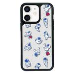 For iPhone 12 Exclusive Design Style PC Full Coverage Pattern Phone Case(Astronaut C)