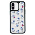 For iPhone X / XS Exclusive Design Style PC Full Coverage Pattern Phone Case(Astronaut C)