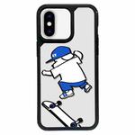 For iPhone X / XS Exclusive Design Style PC Full Coverage Pattern Phone Case(Sports Dog A)