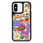 For iPhone X / XS Exclusive Design Style PC Full Coverage Pattern Phone Case(Happy Travel A)