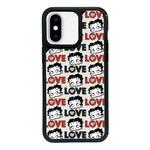 For iPhone X / XS Exclusive Design Style PC Full Coverage Pattern Phone Case(Miss Betty B)