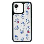 For iPhone XR Exclusive Design Style PC Full Coverage Pattern Phone Case(Astronaut C)