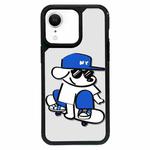 For iPhone XR Exclusive Design Style PC Full Coverage Pattern Phone Case(Sports Dog B)