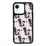 For iPhone XR Exclusive Design Style PC Full Coverage Pattern Phone Case(Miss Betty A)