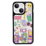 For iPhone 13 mini Exclusive Design Style PC Full Coverage Pattern Phone Case(Happy Travel B)