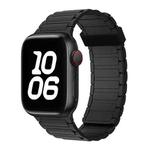 For Apple Watch Ultra 2 49mm Tri-beads Magnetic Hoop Silicone Watch Band(Black)