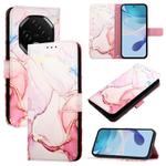 For Umidigi G100 Pro PT003 Marble Pattern Flip Leather Phone Case(Rose Gold)