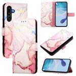 For Samsung Galaxy M16 5G / F16 5G PT003 Marble Pattern Flip Leather Phone Case(Rose Gold)