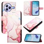 For Xiaomi Civi 5 Pro PT003 Marble Pattern Flip Leather Phone Case(Rose Gold)