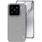 For Xiaomi 15 imak Ruiyi Series Cloth Texture PU + PC Phone Case(Light Grey)
