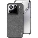 For Xiaomi 15 Pro imak Ruiyi Series Cloth Texture PU + PC Phone Case(Dark Grey)