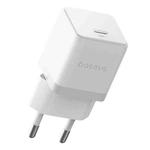 Baseus 1C 20W Type-C Palm Fast Charger, Plug:EU Plug(White)