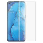 For OPPO Reno3 Pro 3D Curved Silk-screen PET Full Coverage Protective Film(Transparent)