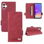 For Samsung Galaxy A06 Magnetic Clasp Leather Phone Case(Red)