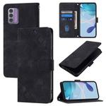 For Nokia G42 / G310 Skin Feel Embossed Leather Phone Case(Black)