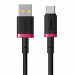 Baseus Dura Series USB to USB-C / Type-C 60W Fast Charging Cable, Length:2m(Red Black)