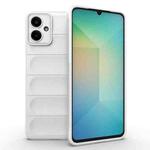 For Samsung Galaxy A06 4G Magic Shield TPU + Flannel Phone Case(White)