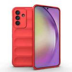For Samsung Galaxy A56 5G Magic Shield TPU + Flannel Phone Case(Red)