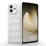 For Samsung Galaxy A07 4G Magic Shield TPU + Flannel Phone Case(White)