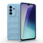 For Samsung Galaxy A17 5G Magic Shield TPU + Flannel Phone Case(Light Blue)