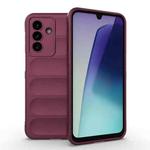 For Samsung Galaxy A17 5G Magic Shield TPU + Flannel Phone Case(Wine Red)