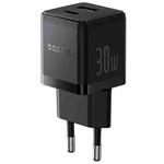 Baseus PD30W USB, USB-C / Type-C Fast Charger, Plug Type:EU Plug(Black)