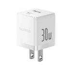 Baseus PD30W USB, USB-C / Type-C Fast Charger, Plug Type:US Plug(White)