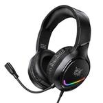 ONIKUMA X31 USB / 3.5mm Wired RGB Light Gaming Headset with Mic, Cable length: 2.2m(Black)