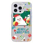 For iPhone 14 Pro Max Christmas Series PC Full Coverage Pattern Phone Case(CW044 White)