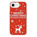 For iPhone 7 / 8 / SE 2020 2022 Christmas Series PC Full Coverage Pattern Phone Case(CW045 White)