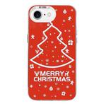 For iPhone 7 / 8 / SE 2020 2022 Christmas Series PC Full Coverage Pattern Phone Case(CW046 White)