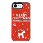 For iPhone 7 / 8 / SE 2020 2022 Christmas Series PC Full Coverage Pattern Phone Case(CK045 Black)