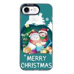 For iPhone 7 / 8 / SE 2020 2022 Christmas Series PC Full Coverage Pattern Phone Case(CK048 Black)