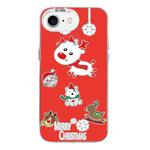 For iPhone 7 / 8 / SE 2020 2022 Christmas Series PC Full Coverage Pattern Phone Case(CW039 White)