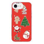 For iPhone 7 / 8 / SE 2020 2022 Christmas Series PC Full Coverage Pattern Phone Case(CW040 White)